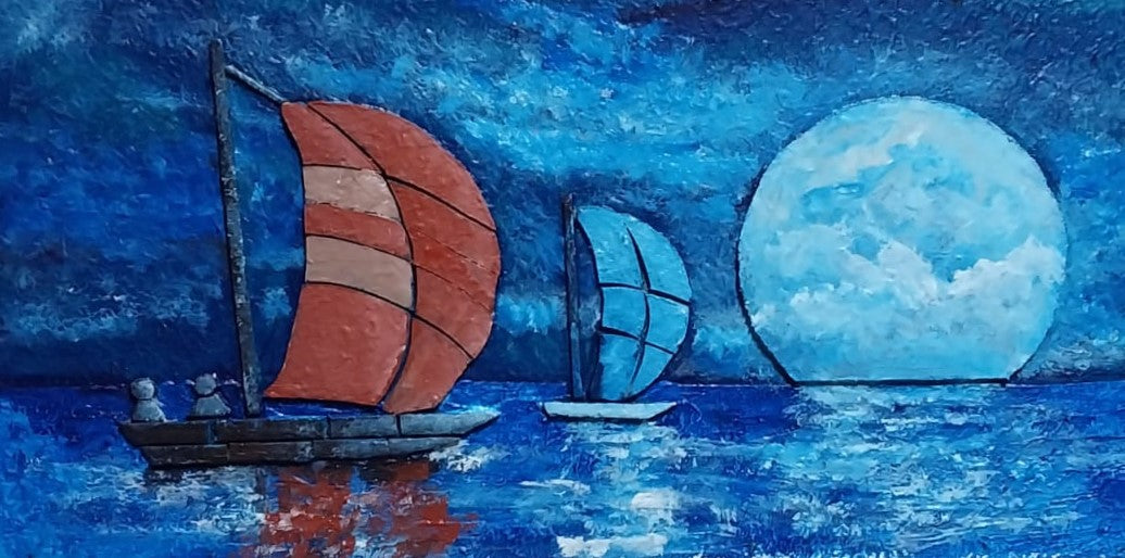 Sailing During Moonset