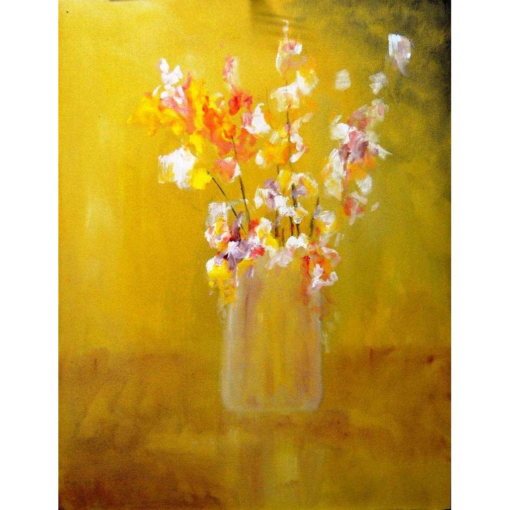 Santina Art Gallery,Flower Vase,Painting - Special Material,artist,art,lebanon,beirut
