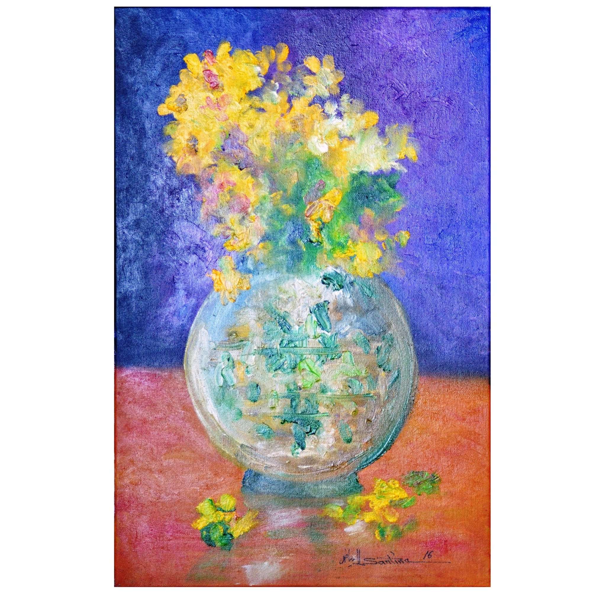 Santina Art Gallery,Flower Vase XV,,artist,art,lebanon,beirut